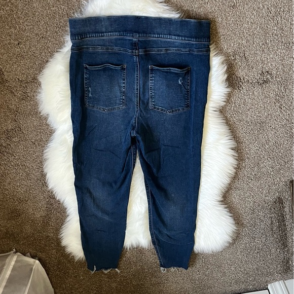 Spanks Distressed Skinny Jeans Jeggings Pull On Pants Size 1X - Picture 4 of 11